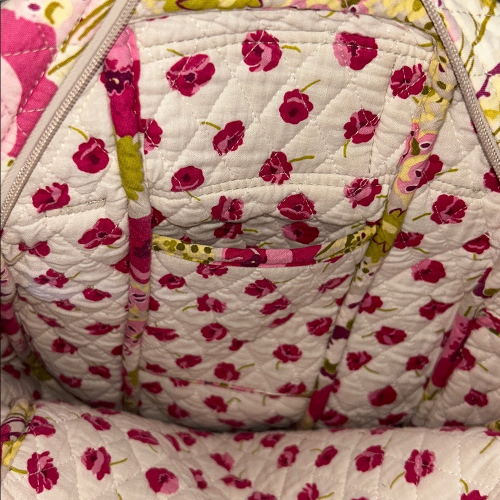 Vera Bradley Floral Quilted Backpack - Picture 6 of 14